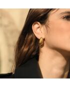 Boucles d'oreilles Milene Acier Inoxydable dorées