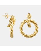 Myriam Ohrringe aus goldfarbenem Edelstahl
