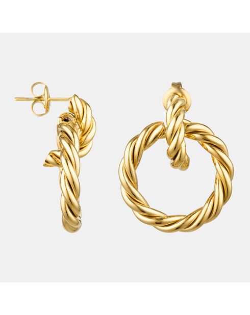 Myriam Ohrringe aus goldfarbenem Edelstahl