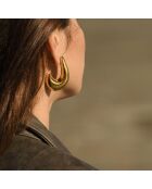 Boucles d'oreilles Nadege Acier Inoxydable dorées