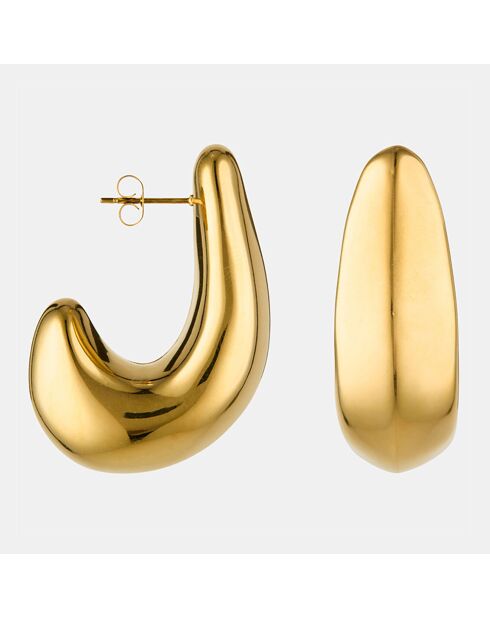 Boucles d'oreilles Nadege Acier Inoxydable dorées