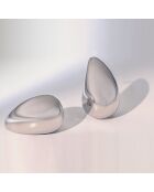 Boucles d'oreilles Nadine Acier Inoxydable argentées