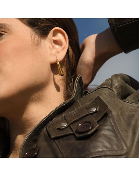 Boucles d'oreilles Nelly Acier Inoxydable dorées
