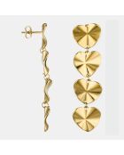 Boucles d'oreilles Ninon Acier Inoxydable dorées