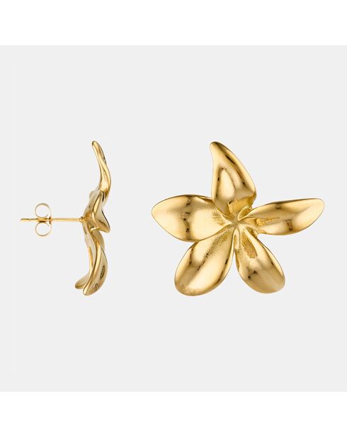 Boucles d'oreilles Oceane Acier Inoxydable dorées