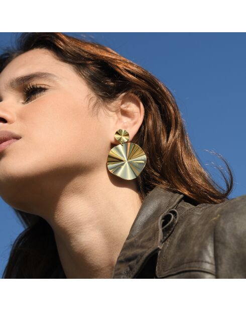 Boucles d'oreilles Paloma Acier Inoxydable dorées