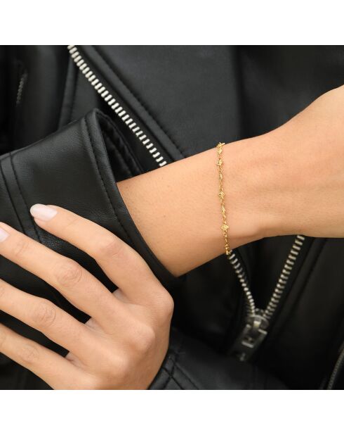 Bracelet Rosa Acier Inoxydable doré