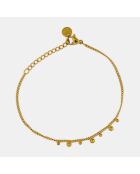 Rosalie gouden roestvrijstalen armband