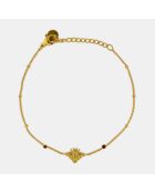 Roségouden armband van roestvrij staal