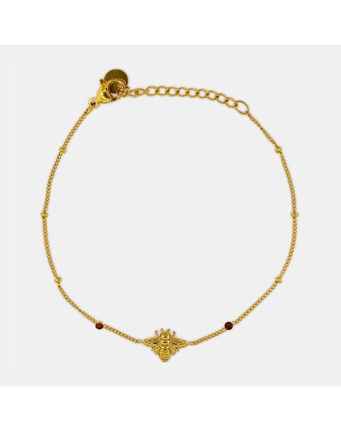 Roségouden armband van roestvrij staal