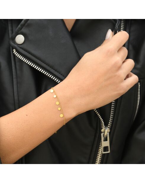 Bracelet Sabine Acier Inoxydable doré