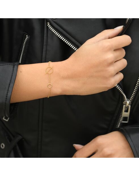 Salome goldenes Edelstahlarmband