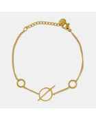 Salome goldenes Edelstahlarmband