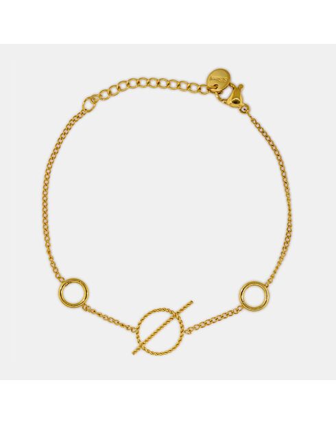 Salome goldenes Edelstahlarmband