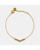 Bracelet Sandra Acier Inoxydable doré