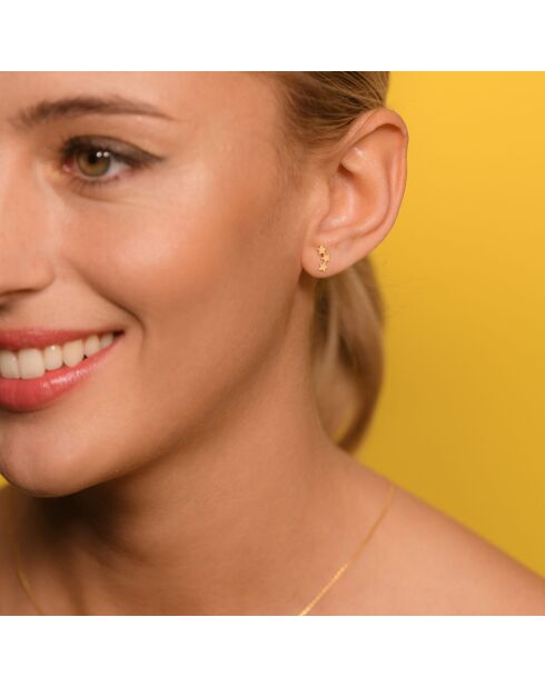 Boucles d'oreilles Andromède or jaune