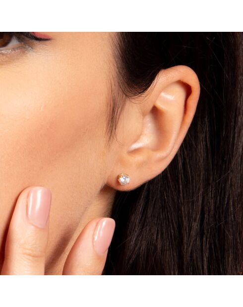 Boucles d'oreilles Simply You or jaune