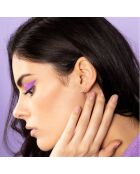 Boucles d'oreilles Merveille grimpantes or jaune