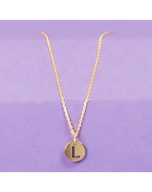 Pendentif Lettre L or jaune