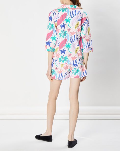 Pyjama imprimé multicolore