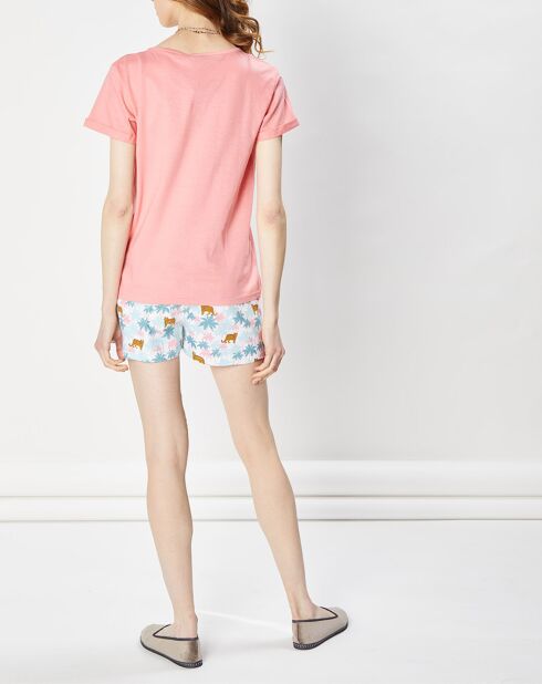 Pyjama imprimé multicolore