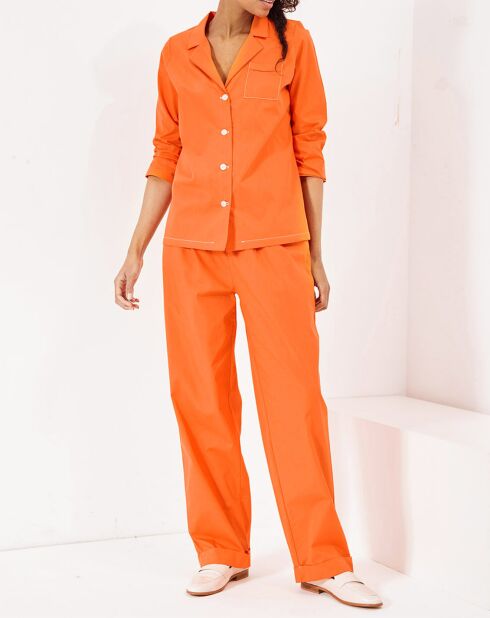 Pyjama Intemporel orange