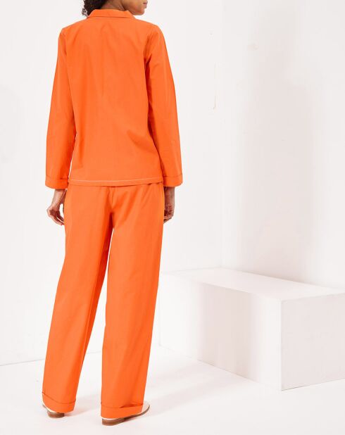 Pyjama Intemporel orange