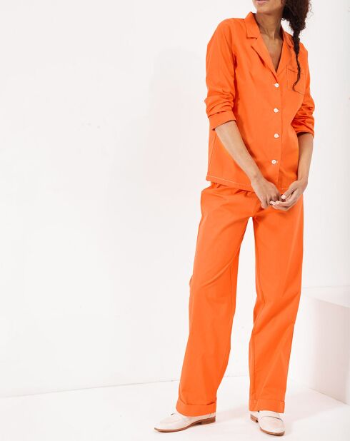 Pyjama Intemporel orange