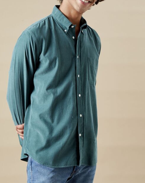 Chemise en Velours Milleraies regular Pitt Pat raf