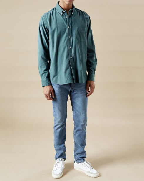 Chemise en Velours Milleraies regular Pitt Pat raf