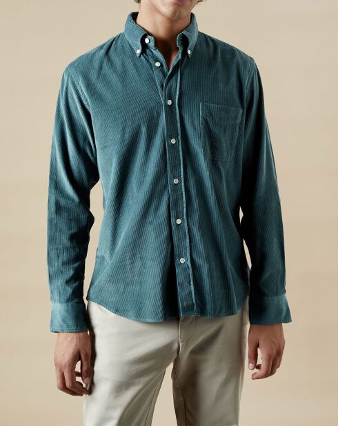 Chemise en Velours côtelé regular Pitt Pat thymes