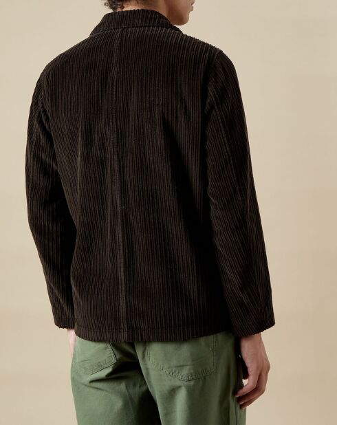 Veste en Velours côtelé Jamison chocolat