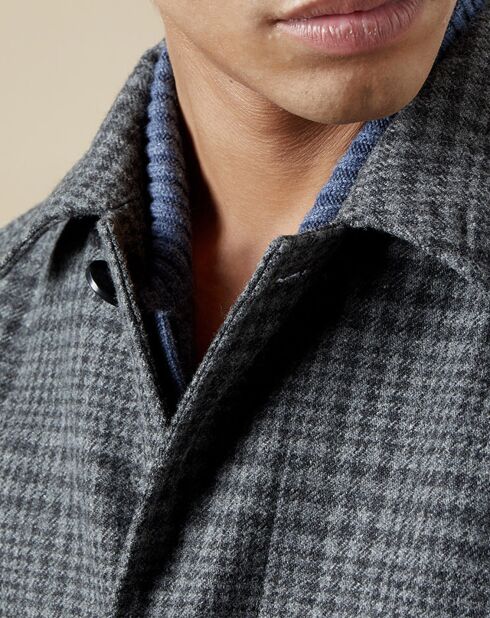 Manteau en Laine mélangée Calvin gris/charcoal
