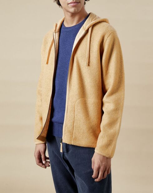 Blouson à capuche en Laine mélangée sun