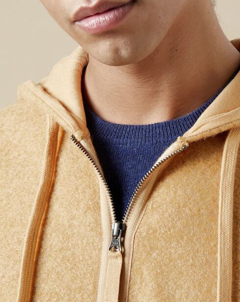 Blouson à capuche en Laine mélangée sun
