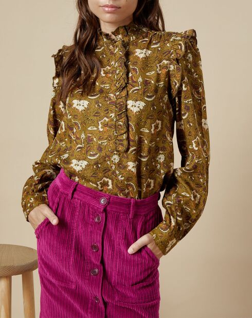 Blouse Celestine verte