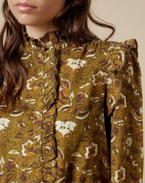 Blouse Celestine verte