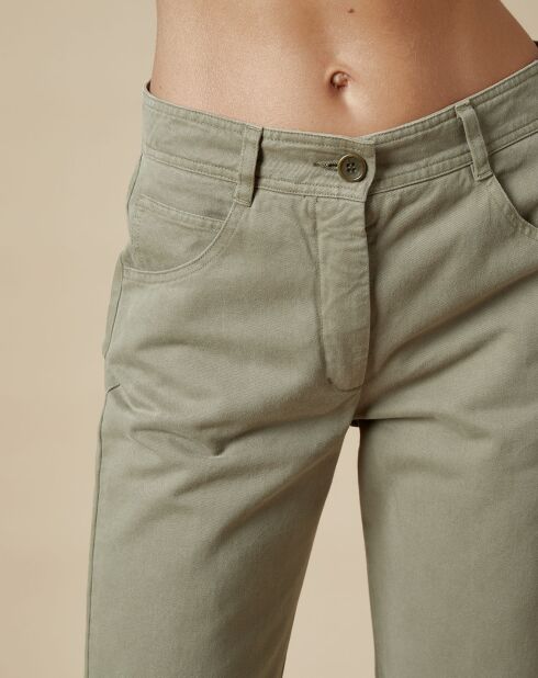 Pantalon 7/8ème Punch kaki