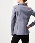 Veste zippée Tech W Inlux Softshell gris/bleu