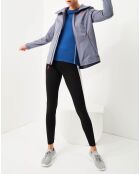Veste zippée Tech W Inlux Softshell gris/bleu