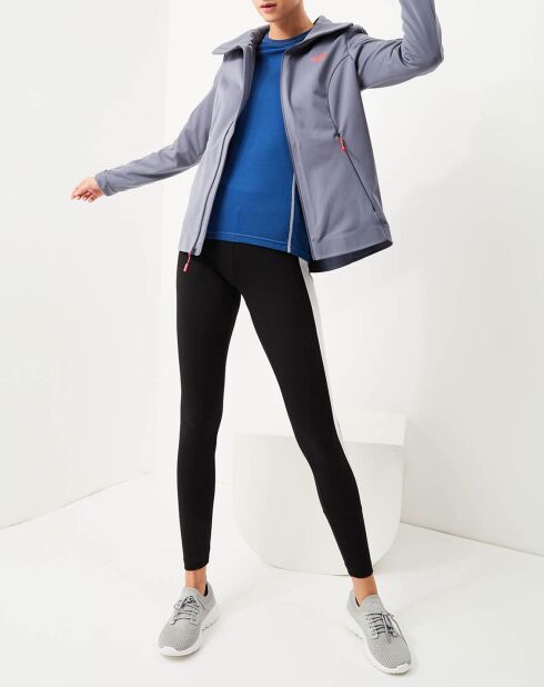 Veste zippée Tech W Inlux Softshell gris/bleu