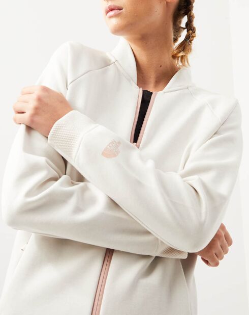 Veste zippée Bombers W Vista Tek blanche