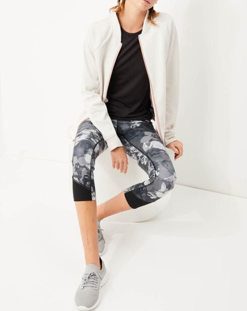Veste zippée Bombers W Vista Tek blanche