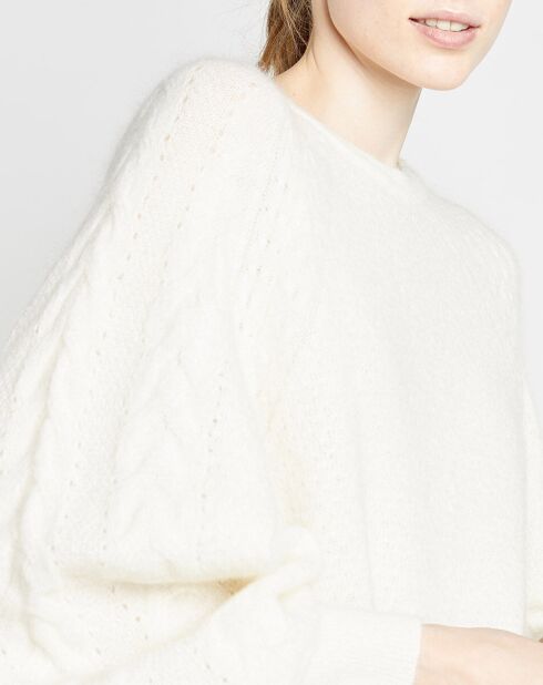 Pull en Laine mélangée Natalia écru