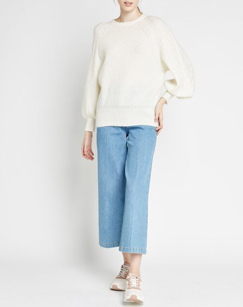 Pull en Laine mélangée Natalia écru
