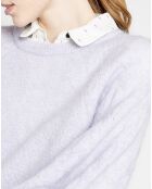 Pull en Laine mélangée Natalia lilas