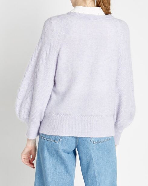 Pull en Laine mélangée Natalia lilas