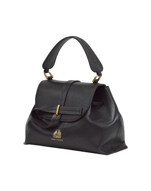 Sac à main en Cuir Signature marron - 27x20x14 cm