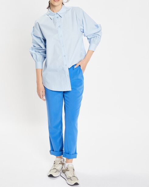 Pantalon à pince Mini bleu