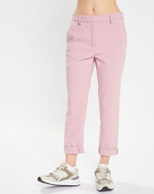 Pantalon à pince Mini violet clair